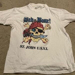 Obey White Pirate Graphic Tee